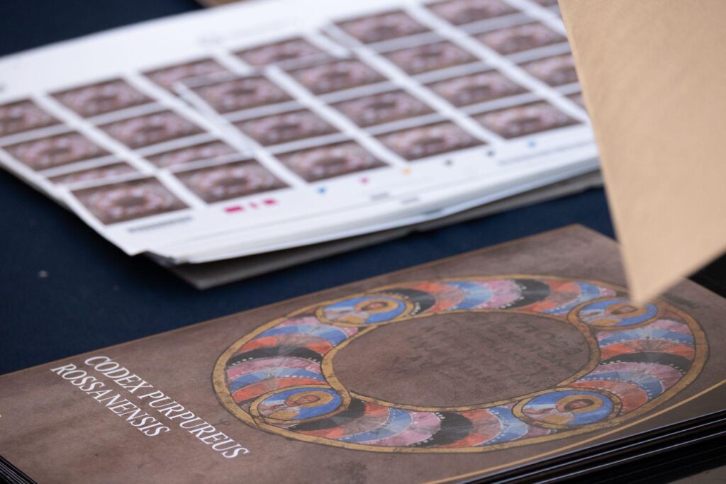 Corigliano-Rossano- Presentazione francobollo categoria “eccellenza del patrimonio culturale italiano” dedicato al Codex Purpureus Rossanensis
