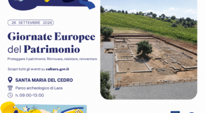 GIORNATE EUROPEE DEL PATRIMONIO 2026 | SANTA MARIA DEL CEDRO – 26 settembre 2026